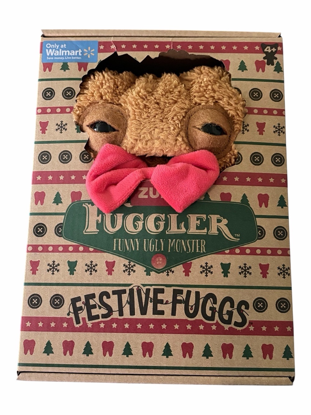 NWT Fugglers Festive Fuggs Gingerbread